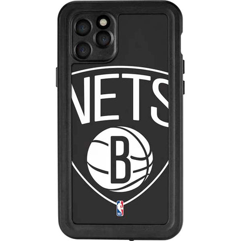 NBA Brooklyn Nets Large Logo iPhone 11 Pro Waterproof Case