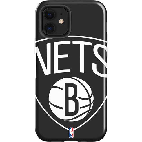 NBA Brooklyn Nets Large Logo iPhone 12 Impact Case