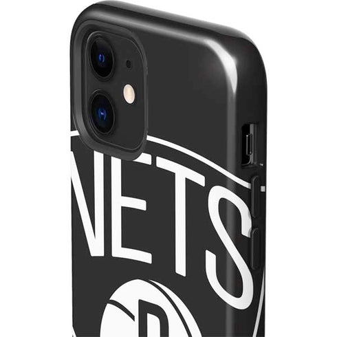 NBA Brooklyn Nets Large Logo iPhone 12 Impact Case