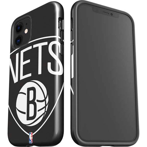 NBA Brooklyn Nets Large Logo iPhone 12 Impact Case
