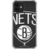 NBA Brooklyn Nets Large Logo iPhone 12 Mini Clear Case