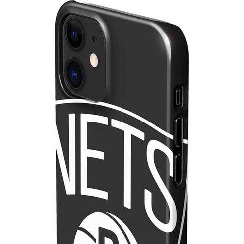 NBA Brooklyn Nets Large Logo iPhone 12 Mini Lite Case