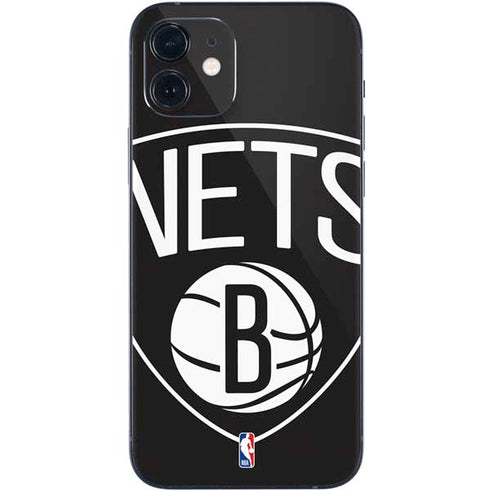 NBA Brooklyn Nets Large Logo iPhone 12 Mini Skin