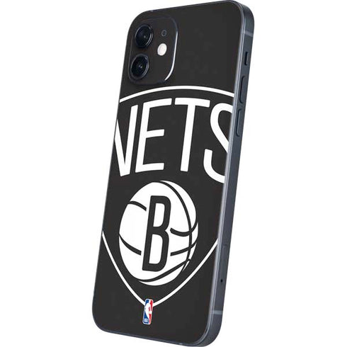 NBA Brooklyn Nets Large Logo iPhone 12 Mini Skin
