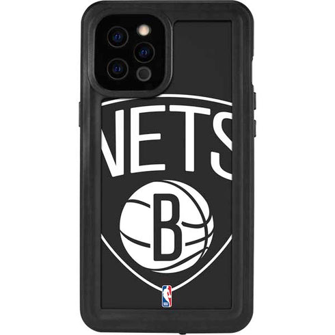 NBA Brooklyn Nets Large Logo iPhone 12 Pro Max Waterproof Case