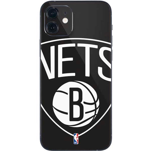 NBA Brooklyn Nets Large Logo iPhone 12 Skin