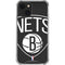 NBA Brooklyn Nets Large Logo iPhone 13 Clear Case