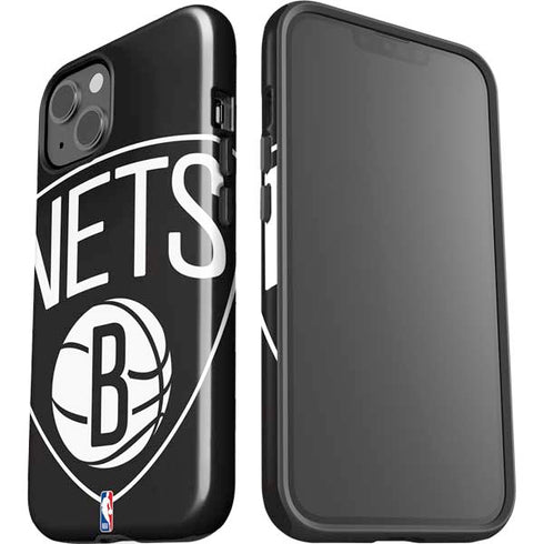 NBA Brooklyn Nets Large Logo iPhone 13 Impact Case