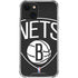 NBA Brooklyn Nets Large Logo iPhone 13 Mini Clear Case