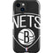NBA Brooklyn Nets Large Logo iPhone 15 Plus Impact Case