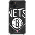 NBA Brooklyn Nets Large Logo iPhone 15 Plus Clear Case