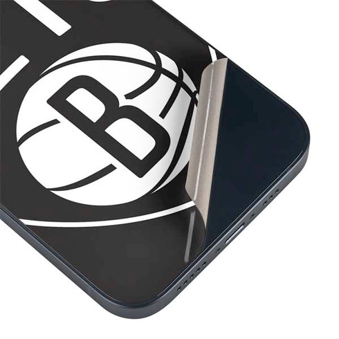 NBA Brooklyn Nets Large Logo iPhone 14 Plus Skin
