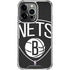 NBA Brooklyn Nets Large Logo iPhone 15 Pro Clear Case