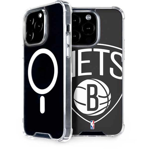 NBA Brooklyn Nets Large Logo iPhone 15 Pro MagSafe Case