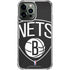 NBA Brooklyn Nets Large Logo iPhone 15 Pro Max Clear Case