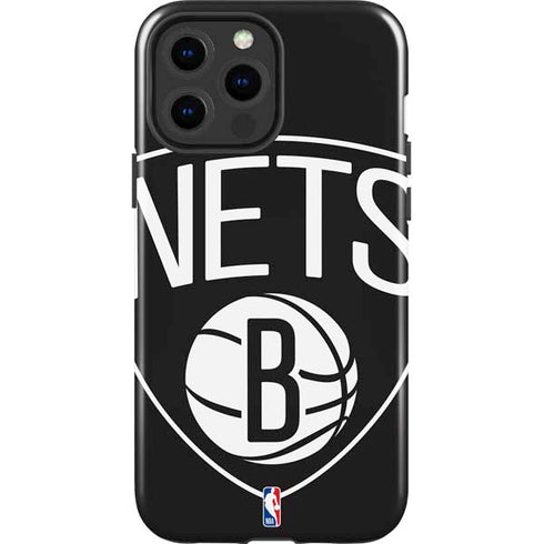 NBA Brooklyn Nets Large Logo iPhone 15 Pro Max Impact Case