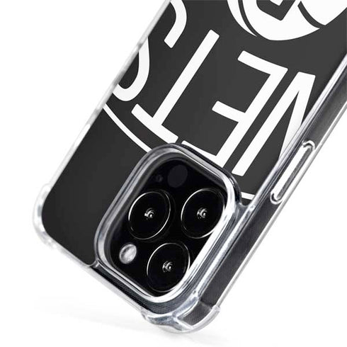 NBA Brooklyn Nets Large Logo iPhone 15 Pro Max MagSafe Case