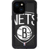 NBA Brooklyn Nets Large Logo iPhone 15 Waterproof Case