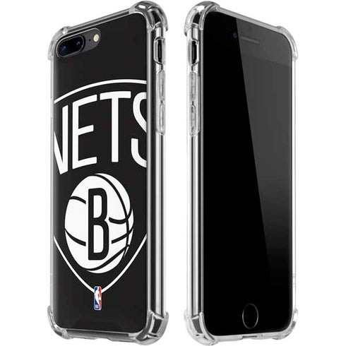 NBA Brooklyn Nets Large Logo iPhone 7/8 Plus Clear Case