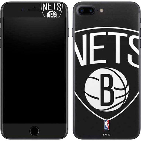 NBA Brooklyn Nets Large Logo iPhone 8 Plus Skin