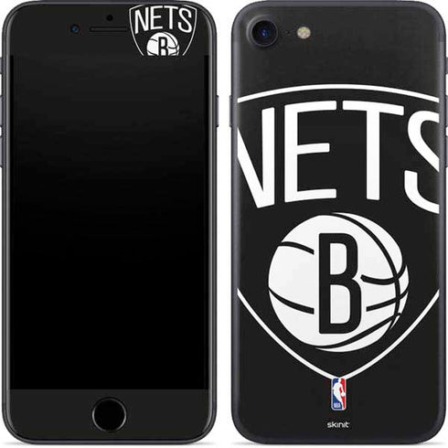 NBA Brooklyn Nets Large Logo iPhone 8 Skin