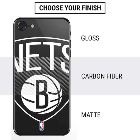 NBA Brooklyn Nets Large Logo iPhone SE (2nd & 3rd Gen) Skin