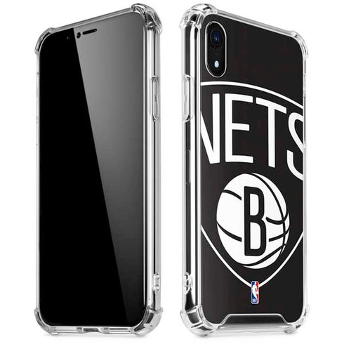 NBA Brooklyn Nets Large Logo iPhone XR Clear Case