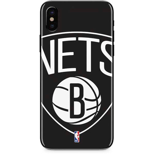 NBA Brooklyn Nets Large Logo iPhone XS Max Skin