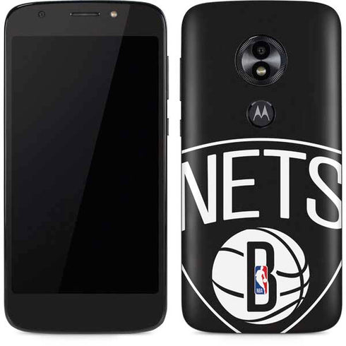 NBA Brooklyn Nets Large Logo Moto E5 Play Skin