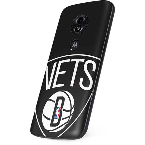 NBA Brooklyn Nets Large Logo Moto E5 Play Skin
