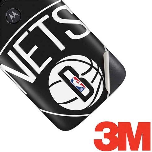 NBA Brooklyn Nets Large Logo Moto E5 Play Skin