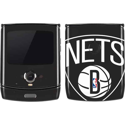 NBA Brooklyn Nets Large Logo Motorola RAZR Skin