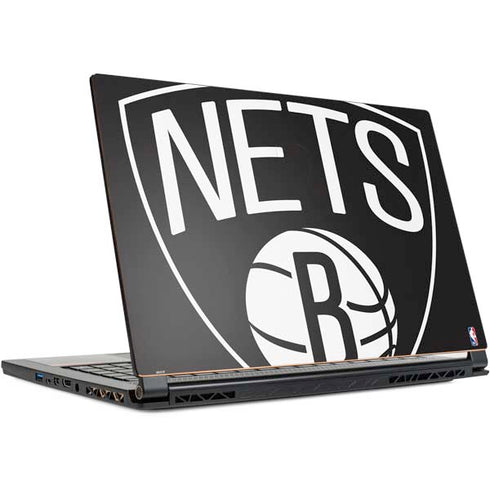 NBA Brooklyn Nets Large Logo MSI GS65 Stealth Laptop Skin
