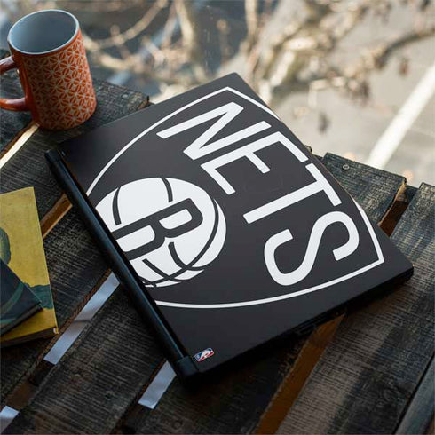 NBA Brooklyn Nets Large Logo MSI GS65 Stealth Laptop Skin