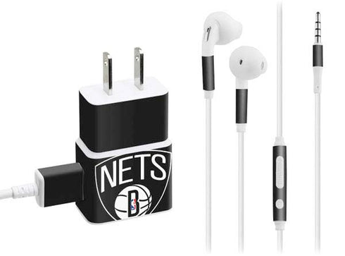 NBA Brooklyn Nets Large Logo Phone Charger Skin