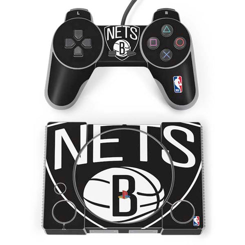 NBA Brooklyn Nets Large Logo PlayStation Classic Bundle Skin