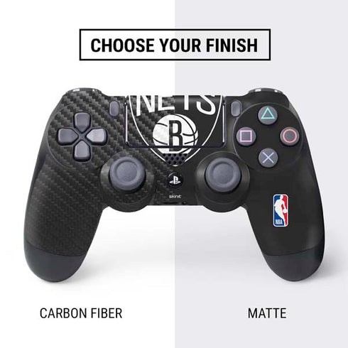 NBA Brooklyn Nets Large Logo PS4 Controller Skin
