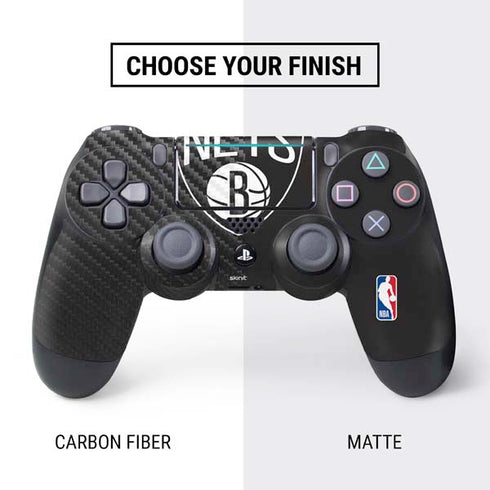 NBA Brooklyn Nets Large Logo PS4 Slim Bundle Skin
