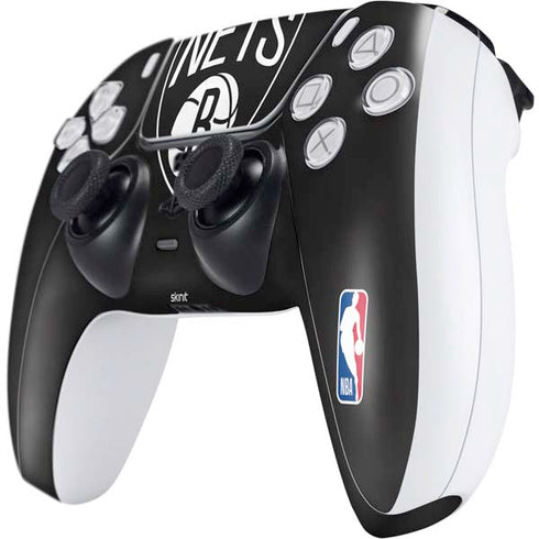 NBA Brooklyn Nets Large Logo PS5 Controller Skin