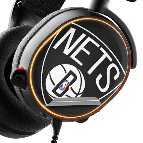 NBA Brooklyn Nets Large Logo SteelSeries Arctis 3 Skin