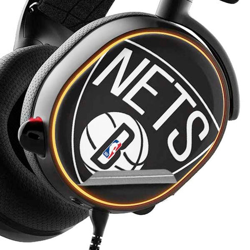 NBA Brooklyn Nets Large Logo SteelSeries Arctis 5 Skin