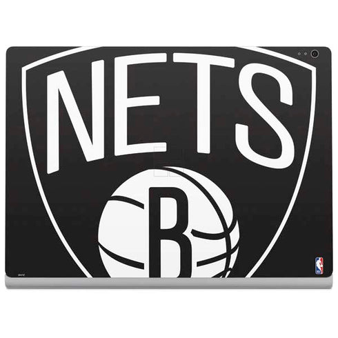 NBA Brooklyn Nets Large Logo Surface Book 2 13.5in Skin