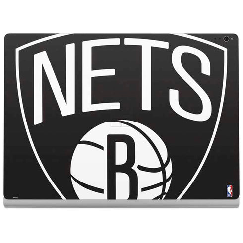 NBA Brooklyn Nets Large Logo Surface Book 2 15in Skin