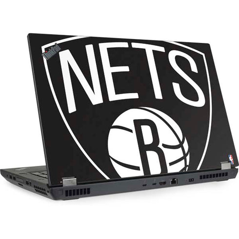 NBA Brooklyn Nets Large Logo Lenovo ThinkPad Skin