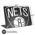NBA Brooklyn Nets Large Logo Universal Laptop 11in (8.8 x 6.2in) Skin