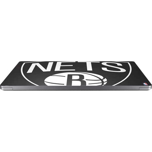 NBA Brooklyn Nets Large Logo Universal Laptop 12in (9.8 x 6.8in) Skin