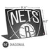 NBA Brooklyn Nets Large Logo Universal Laptop 14in (11.4 x 8.2in) Skin