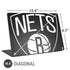 NBA Brooklyn Nets Large Logo Universal Laptop 16.6in (13.4 x 9.7in) Skin