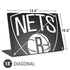 NBA Brooklyn Nets Large Logo Universal Laptop 18in (14.6 x 10.6in) Skin