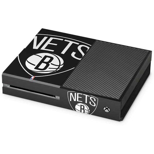NBA Brooklyn Nets Large Logo Xbox One Console Skin